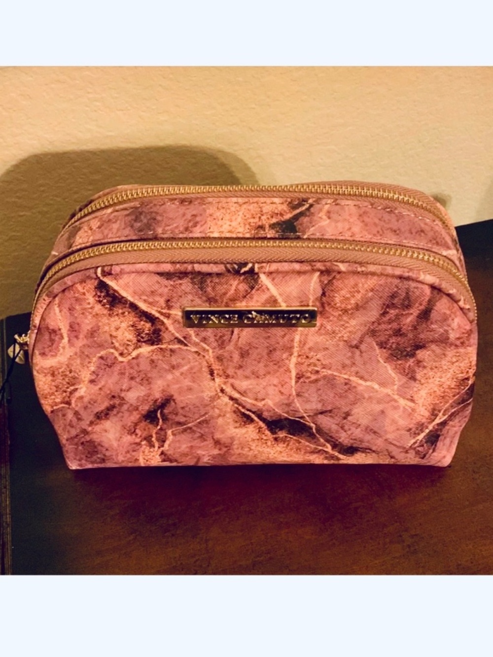 VINCE CAMUTO Double-Sided Bag, Purple Lightning Print, NWT - Picture 8 of 10
